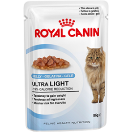 Royal Canin  Ultra Light (в желе)-Влажный корм для кошек, склонных к полноте